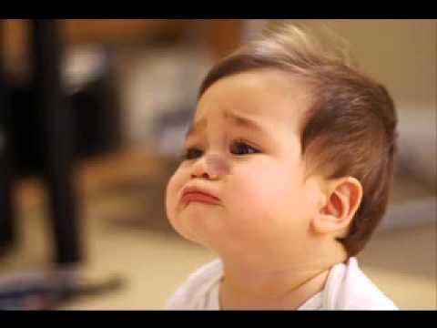 baby pouting